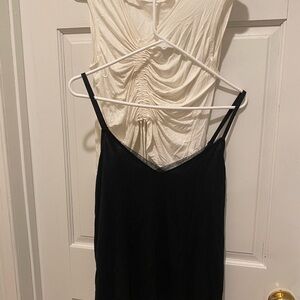 Stars Above Cream Ruched Tank Top 2 pieces